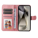 EIDERWOOD Konstläder Flip Fodral Samsung Galaxy S25 Ultra - Rosa