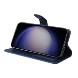 EIDERWOOD Konstläder Flip Fodral Samsung Galaxy S25 - Blå