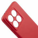 EIDERWOOD Xiaomi 14T Pro Fodrat Flexibelt Plast Skal - Röd