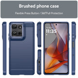 EIDERWOOD Motorola Moto G75 (5G) Brushed Carbon Skal - Blå