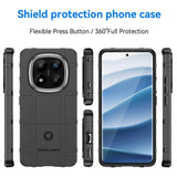 EIDERWOOD Xiaomi Redmi Note 14 Pro+ Rugged Shield Series Tåligt Skal - Svart