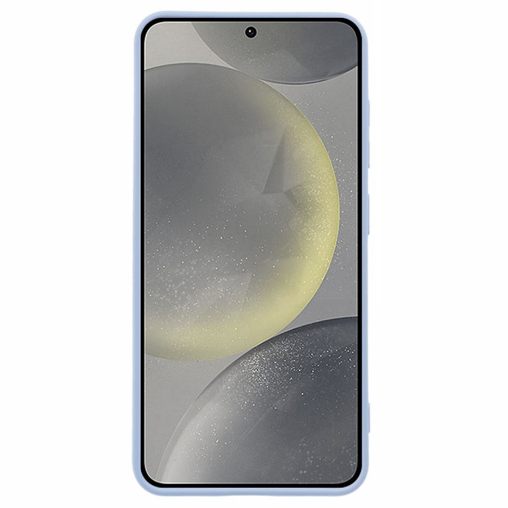 EIDERWOOD - Samsung Galaxy S25 Mjukt Plastfodral - Reptåligt Skydd med Foder av Fiber - Ljusblå