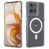 EIDERWOOD Motorola Edge 50 Flexibelt Plast Skal - MagSafe Kompatibel - Transparent