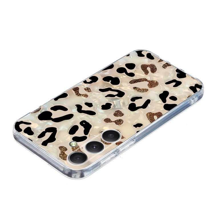 EIDERWOOD Samsung Galaxy S25 FE Flexibel Plast Skal med Motiv - Leopard