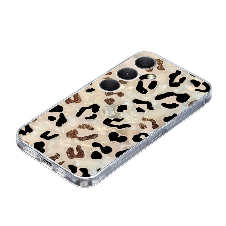 EIDERWOOD Samsung Galaxy S25 FE Flexibel Plast Skal med Motiv - Leopard