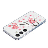EIDERWOOD Samsung Galaxy S25 FE Flexibel Plast Skal med Motiv - Genomskinlig / Rosa Blommor