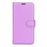 EIDERWOOD Motorola Moto G75 (5G) Konstläder Flip Fodral m. Korthållare & Ställfunktion - Lila