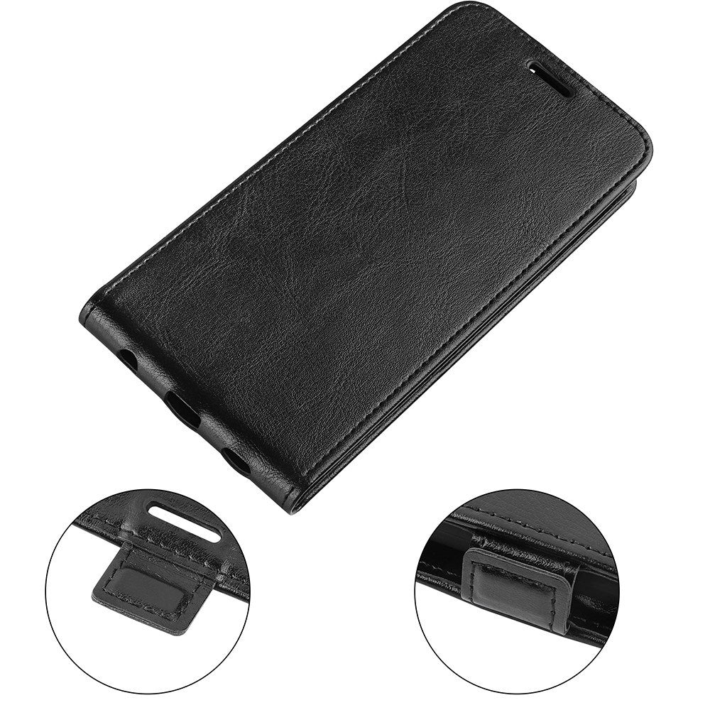 EIDERWOOD Motorola Moto G75 5G Fodral med Kortfack – Vertikal Flip Konstläder Fodral - Svart