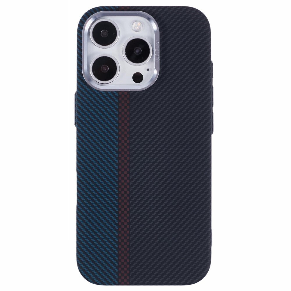 EIDERWOOD Mönstrad Carbon Skal - iPhone 16 Pro - MagSafe Kompatibel - Dark Colored Pattern