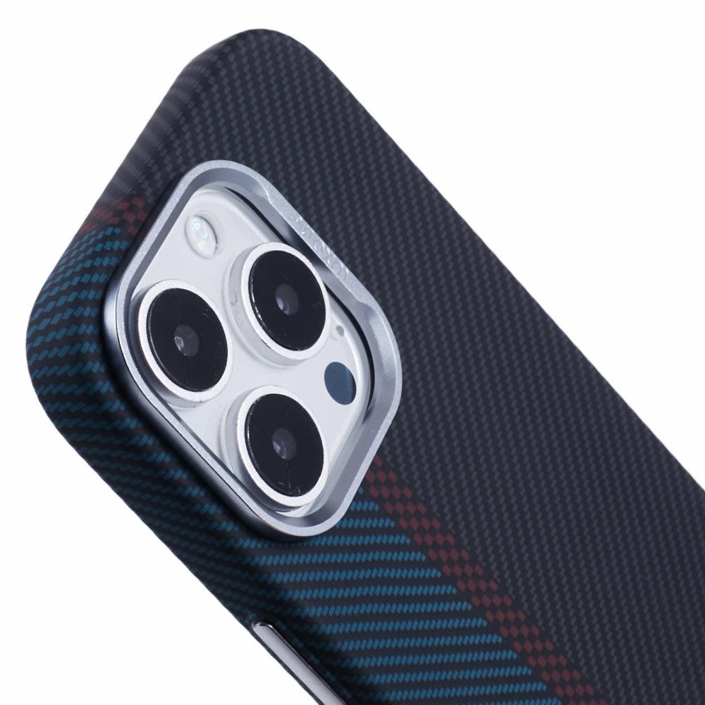 EIDERWOOD Mönstrad Carbon Skal - iPhone 16 Pro - MagSafe Kompatibel - Dark Colored Pattern