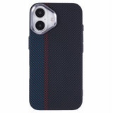 EIDERWOOD Mönstrad Carbon Skal - iPhone 16 - MagSafe Kompatibel - Dark Colored Pattern