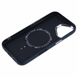 EIDERWOOD Mönstrad Carbon Skal - iPhone 16 - MagSafe Kompatibel - Dark Colored Pattern