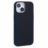 EIDERWOOD Mönstrad Carbon Skal - iPhone 15 - MagSafe Kompatibel - Dark Colored Pattern