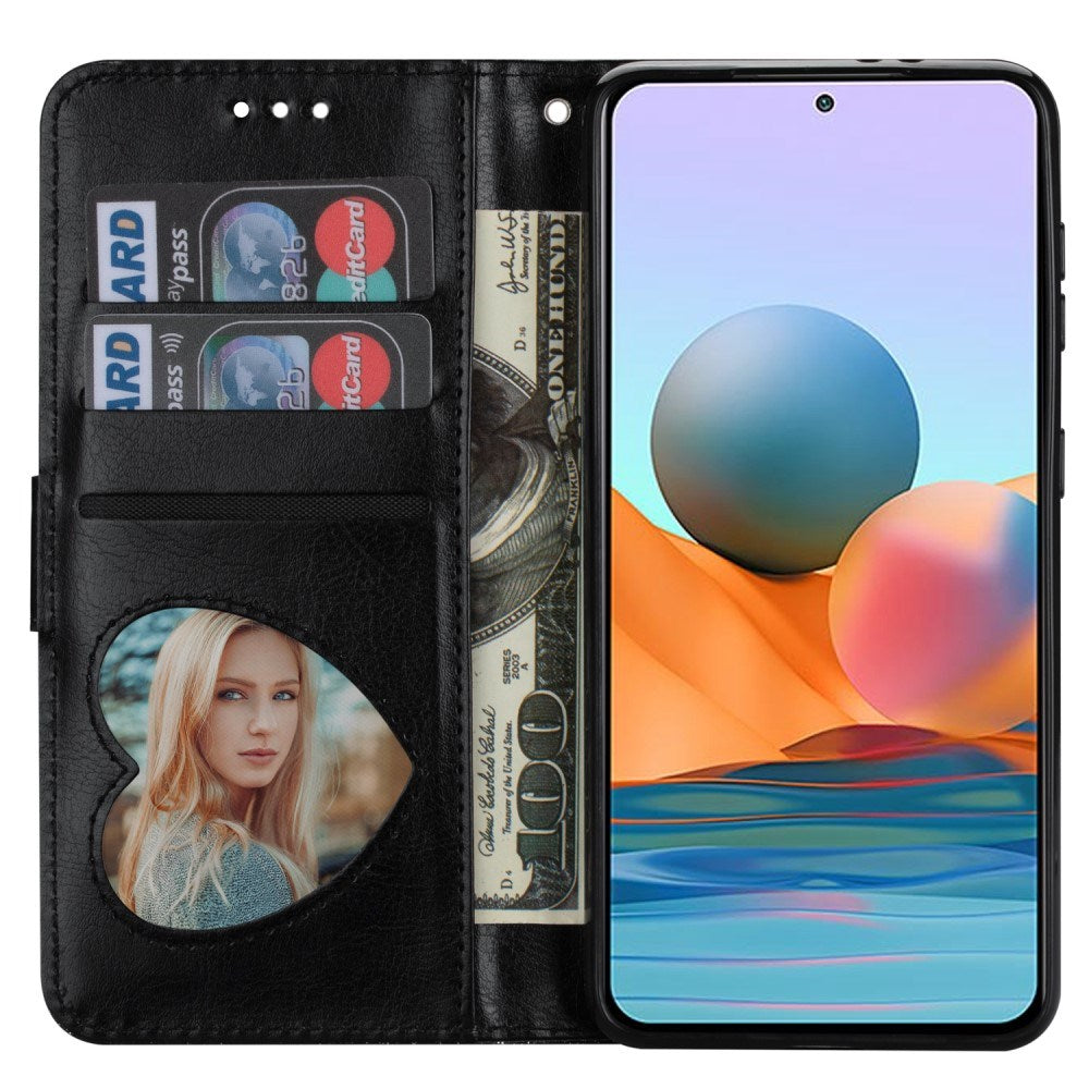 EIDERWOOD Samsung Galaxy S25 Glitter Flip Fodral m. Glidlåsficka & Ställfunktion - Svart