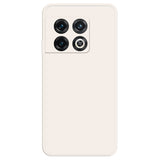 EIDERWOOD OnePlus 10 Pro Fodrat Flexibelt Plast Skal - Beige