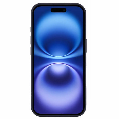 EIDERWOOD iPhone 16 Non-Slip Carbon Skal - MagSafe Kompatibel - Svart