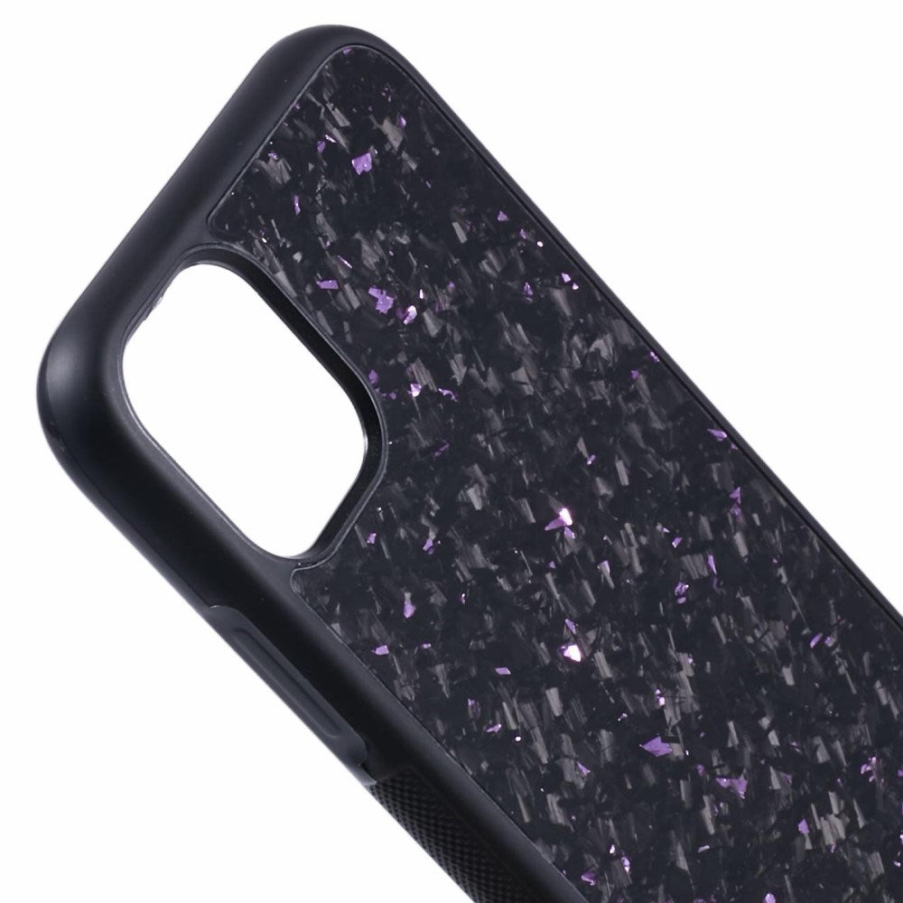 EIDERWOOD iPhone 11 Skal i Aramidfiber och Mjuk Plast - Purpur