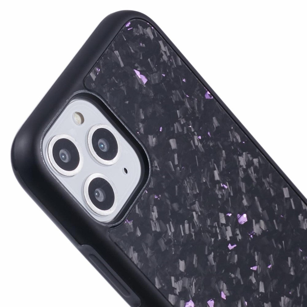 EIDERWOOD iPhone 11 Pro Skal i Aramidfiber och Mjuk Plast - Purpur