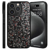 EIDERWOOD iPhone 12 / 12 Pro Halkskydd Aramid Fibrer Skal - MagSafe Kompatibelt - Röd