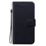 EIDERWOOD Xiaomi Redmi 14C / Poco C75 Konstläder Flip Fodral m. Rem - Svart