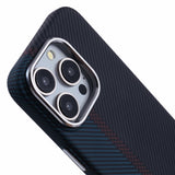 EIDERWOOD Mönstrad Carbon Skal - iPhone 13 Pro - MagSafe Kompatibel - Dark Colored Pattern