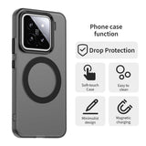 EIDERWOOD Xiaomi 15 Hybrid Plast Skal - MagSafe Kompatibel - Genomskinlig / Svart