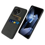 EIDERWOOD OnePlus 13 Tygbelagt Plast Skal m. Korthållare - Svart