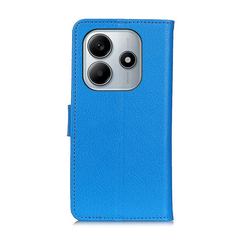 EIDERWOOD Xiaomi Redmi Note 14 (4G) Konstläder Flip Fodral m. Korthållare & Ställfunktion - Blå