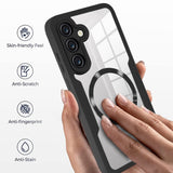 EIDERWOOD Samsung Galaxy S25 Skal – Magsafe-kompatibelt med Inbyggt Skärmskydd - Mörkblå