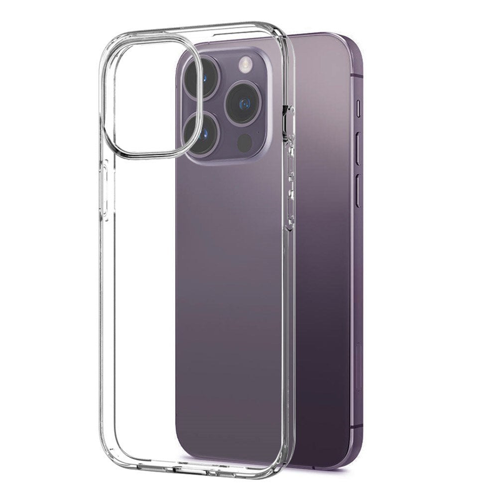 NORTHJO iPhone 14 Pro | 3-i-1 360° Skyddsset med Skal | Skärmskydd | Kameralinsskydd - Genomskinlig