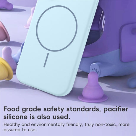 EIDERWOOD iPhone 16 Silikon Skal - MagSafe Kompatibel - Mörkblå