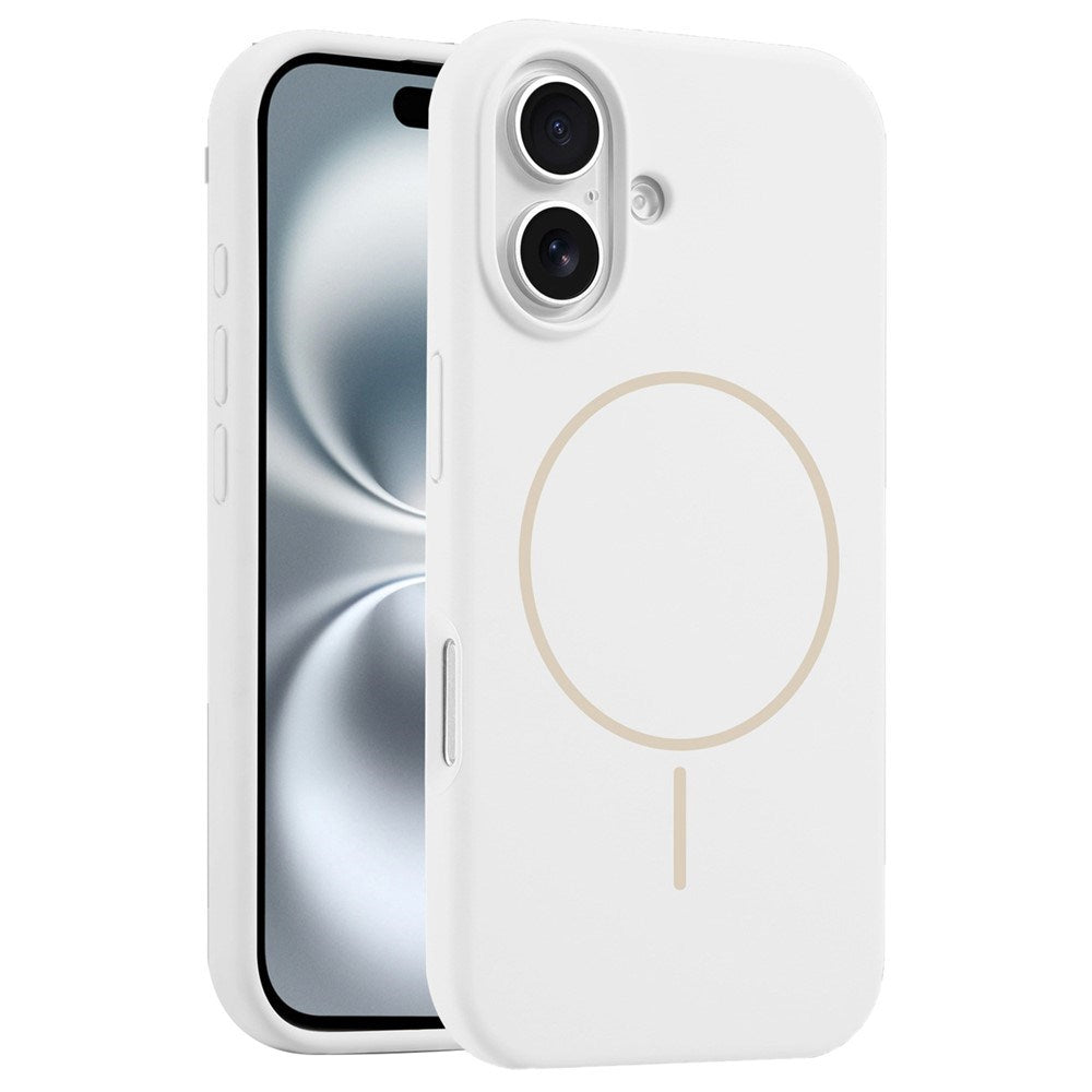 EIDERWOOD iPhone 16 Silikon Skal - MagSafe Kompatibel - Vit
