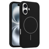 EIDERWOOD iPhone 16 Plus Silikon Skal - MagSafe Kompatibel - Svart