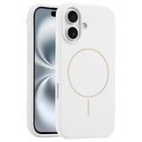 EIDERWOOD iPhone 16 Plus Silikon Skal - MagSafe Kompatibel - Vit