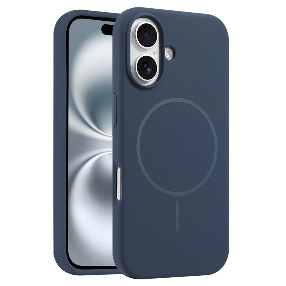 EIDERWOOD iPhone 16 Plus Silikon Skal - MagSafe Kompatibel - Mörkblå