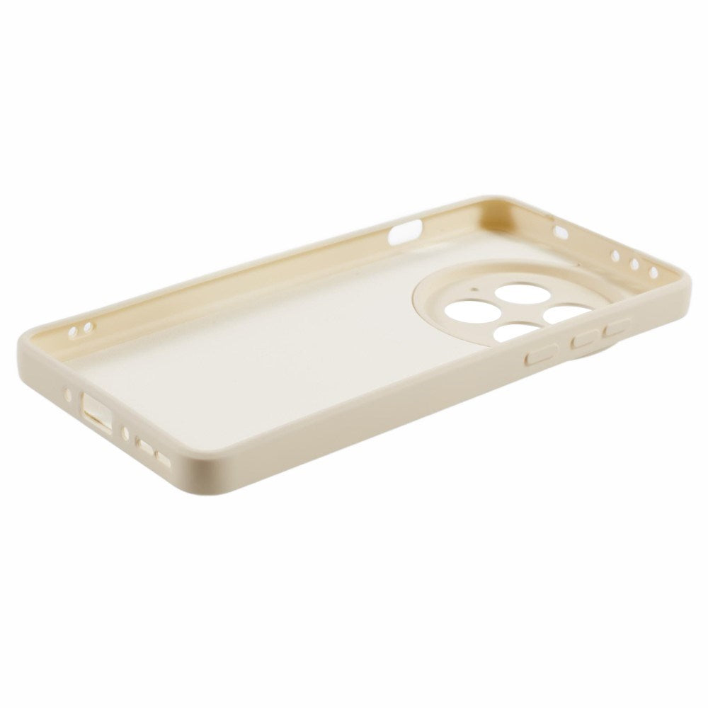 EIDERWOOD OnePlus 13 Fodrat Flexibelt Plast Skal - Beige