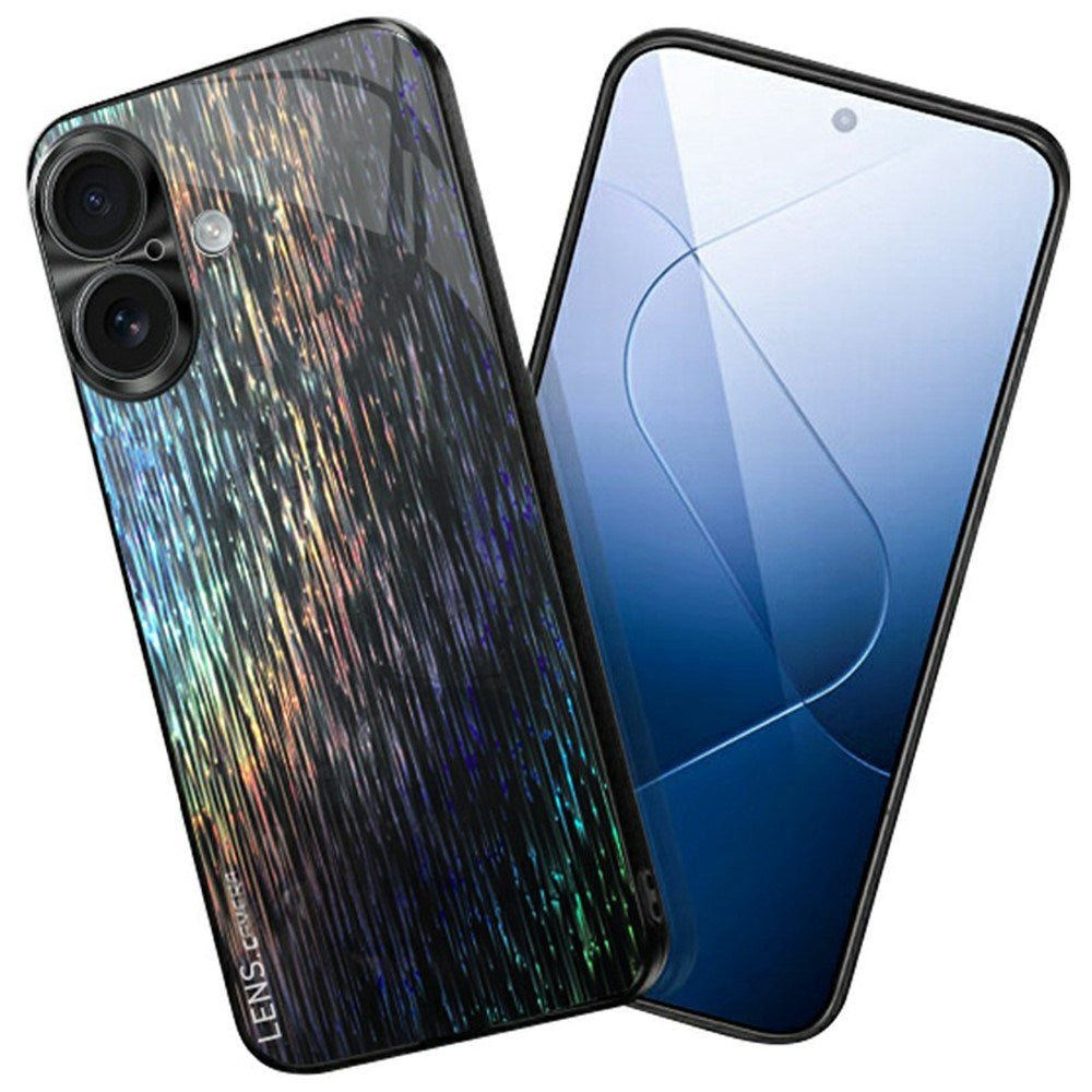 EIDERWOOD iPhone 16 Reflekterande Hård Plast Skal - Svart