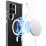 EIDERWOOD Samsung Galaxy S25 Ultra Flexibelt Plast Skal - MagSafe Kompatibelt - Genomskinlig