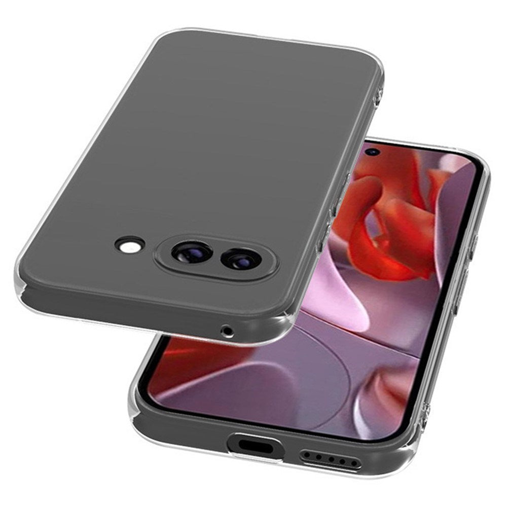 EIDERWOOD Google Pixel 9a Flexibelt Plast Bakside Skal - Genomskinlig