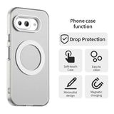 EIDERWOOD Google Pixel 9a Hybrid Plast Skal - MagSafe Kompatibel - Genomskinlig / Vit