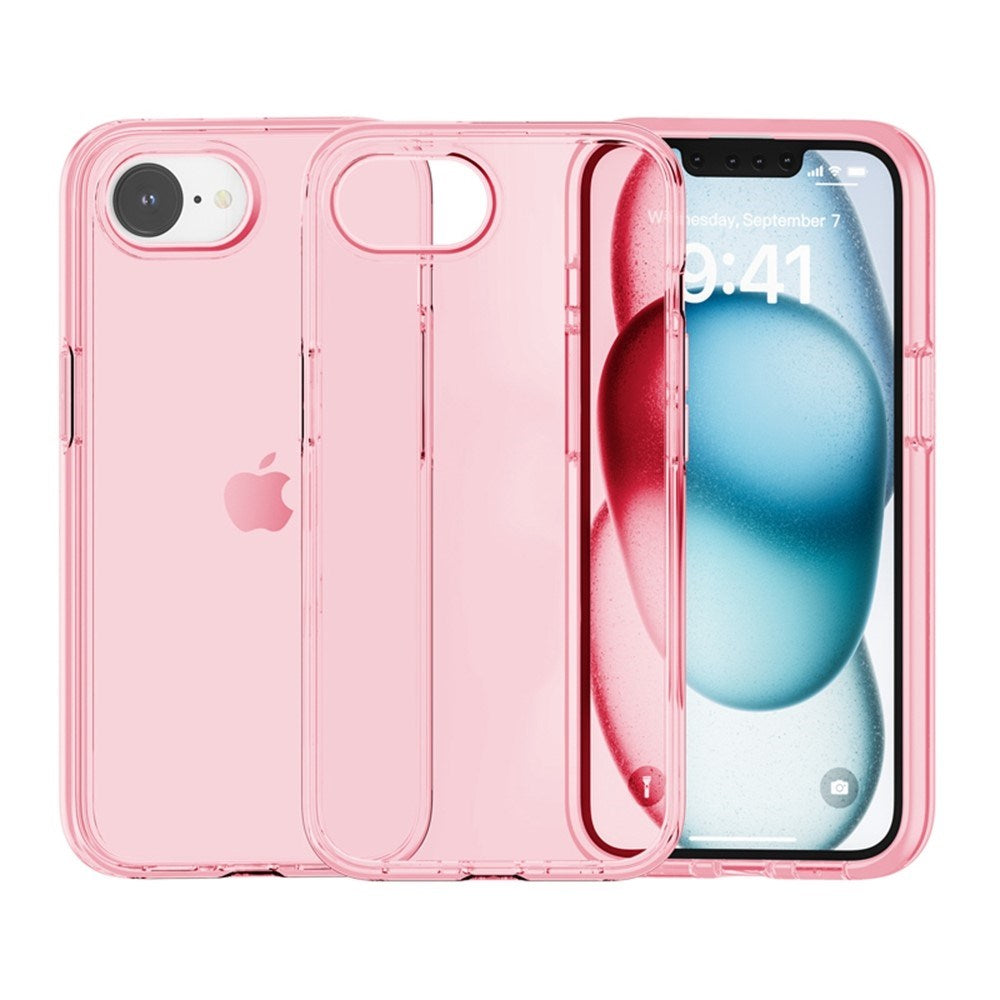EIDERWOOD iPhone 16e Hybrid Plast Skal - Genomskinlig / Rosa