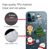 iPhone 14 Pro TPU Plast Skal - Jul-tema - Söta Julfigurer