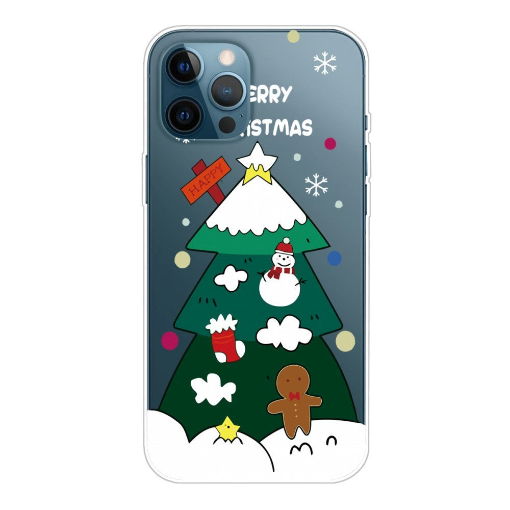 iPhone 14 Pro TPU Plast Skal - Jul-tema - Julgran