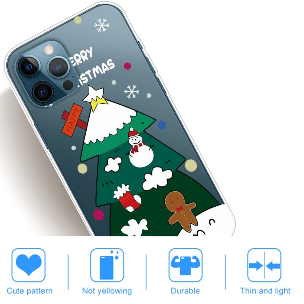 iPhone 14 Pro TPU Plast Skal - Jul-tema - Julgran