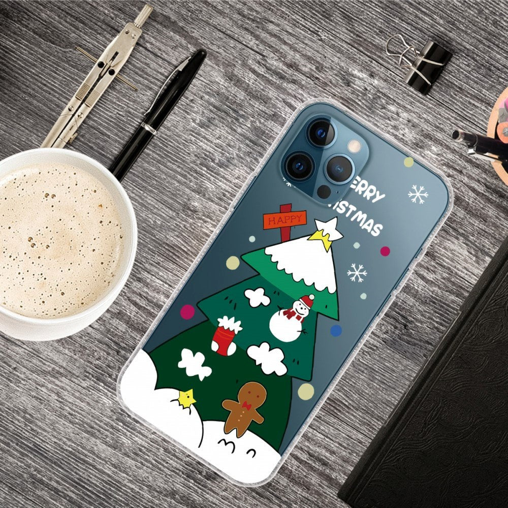 iPhone 14 Pro TPU Plast Skal - Jul-tema - Julgran