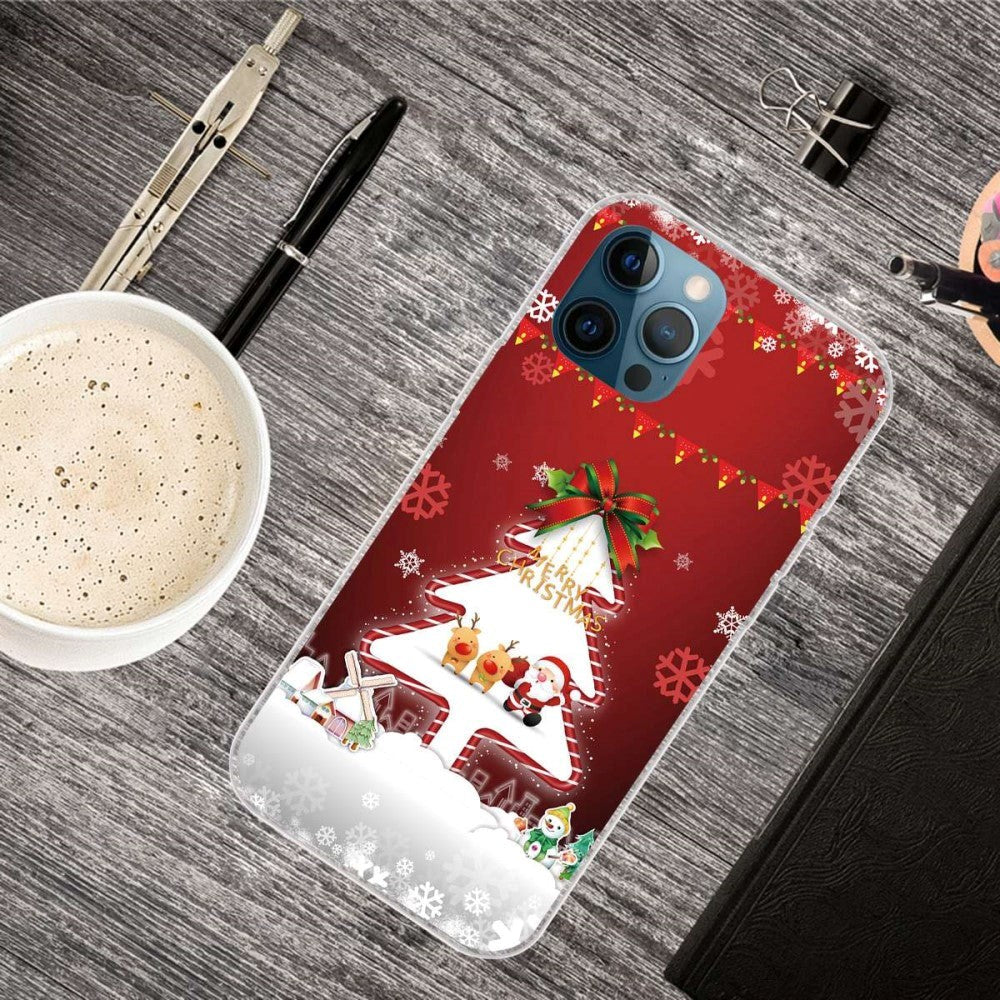 iPhone 14 Pro Skal TPU-plast - Jul-tema - Julgran