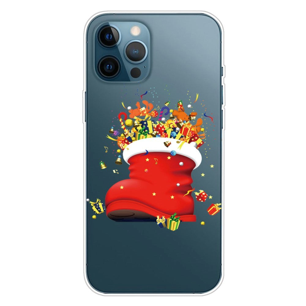 iPhone 14 Pro Skal TPU-plast - Jul-tema - Julstrumpa