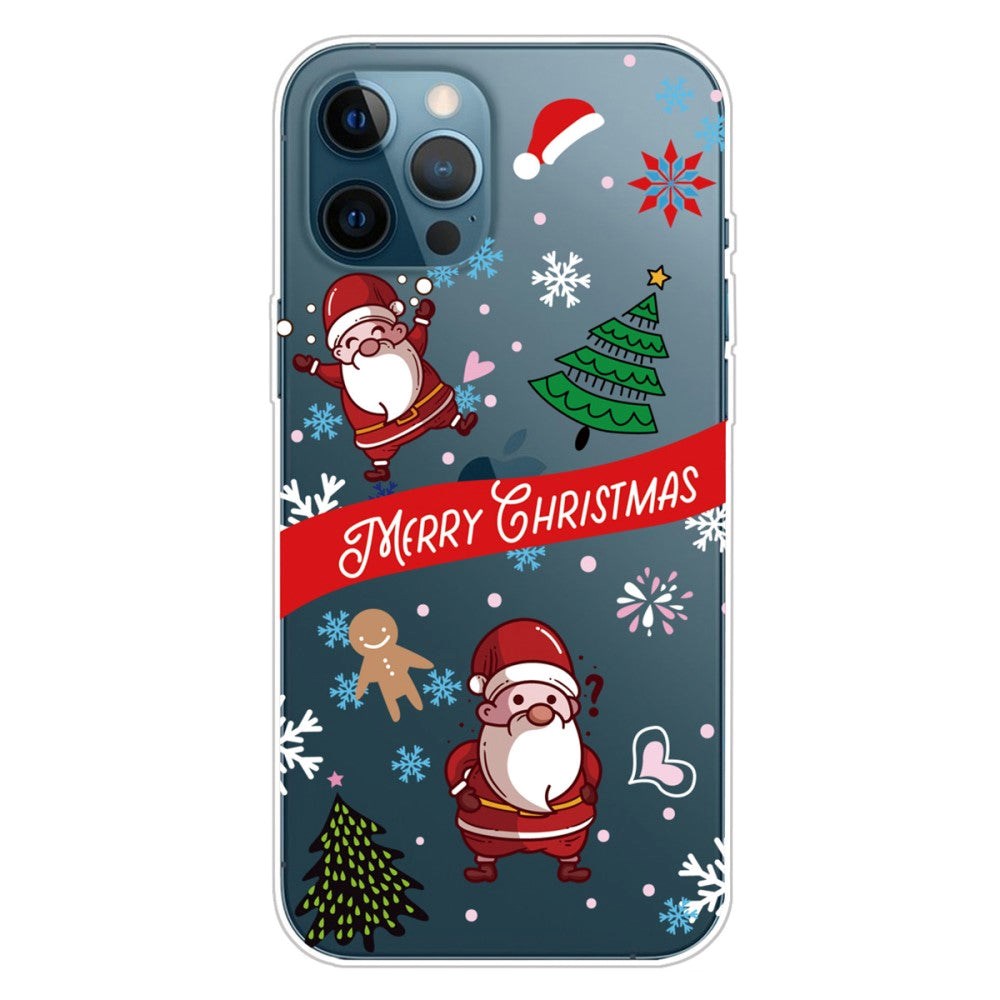 iPhone 14 Pro Skal TPU-plast - Jul-tema - Jultomtar