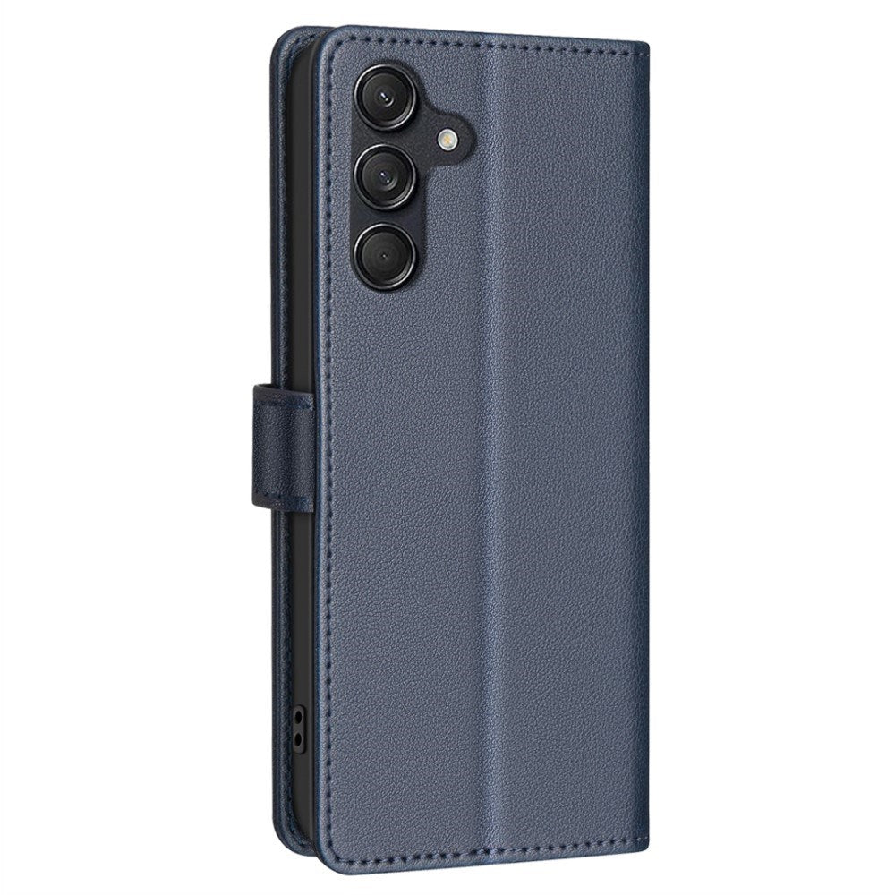 Samsung Galaxy A56 (5G) BINFEN Konstläder Fodral m. RFID Blockering - Blå