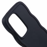 EIDERWOOD Samsung Galaxy S25 Ultra Flexibelt Plastskal med Vågmönster - Svart